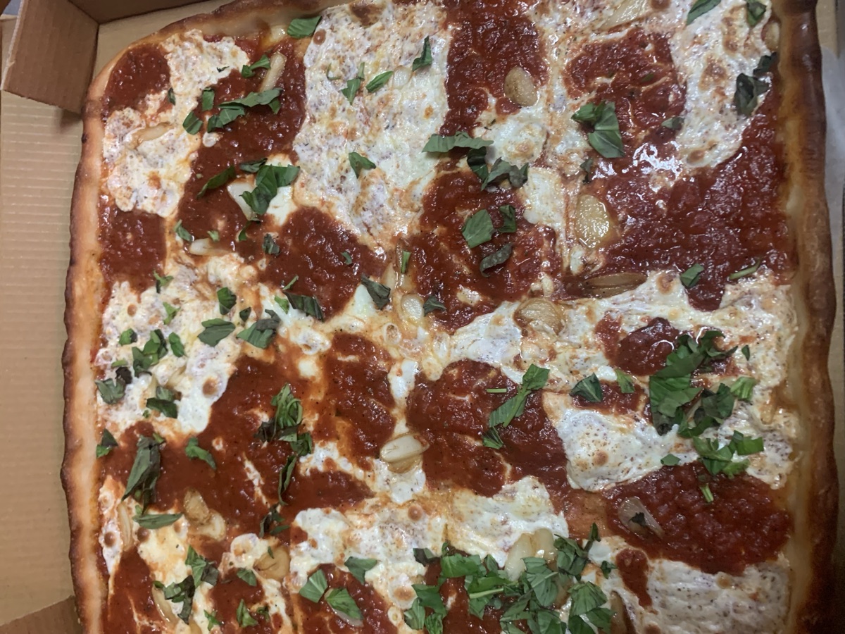 Margherita pizza from Taste of Italy